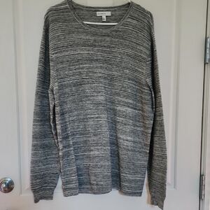 CALIBRATE Gray Knit Mens Sweater Top